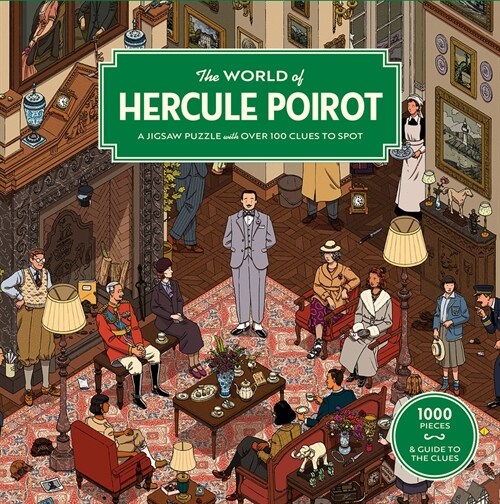 The World of Hercule Poirot : A 1000-piece jigsaw puzzle with over 100 clues to spot: The perfect family gift for fans of Agatha Christie (Jigsaw)