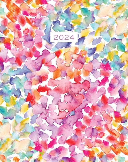 Perfectly Painted 2024 7.5 X 9.5 Booklet Monthly Planner (Other)