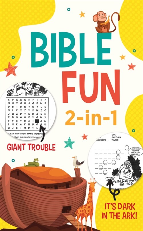 Bible Fun 2-In-1: Giant Trouble and Its Dark in the Ark! (Paperback)
