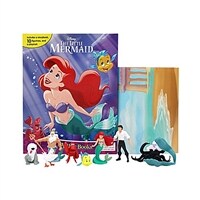 디즈니 인어공주 비지북 (Board Book + 피규어 10개 + 플레이매트)