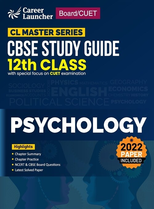 Board plus CUET 2023 CL Master Series - CBSE Study Guide - Class 12 - Psychology (Paperback)