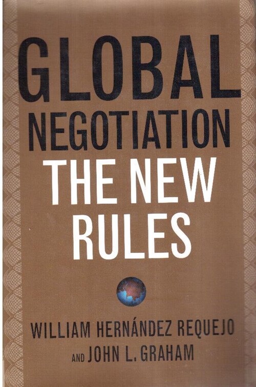 [중고] Global Negotiation: The New Rules (Hardcover)