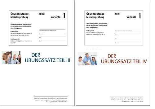 Das Ubungspaket Teil III + IV - Variante 1 + 2 (Pamphlet)