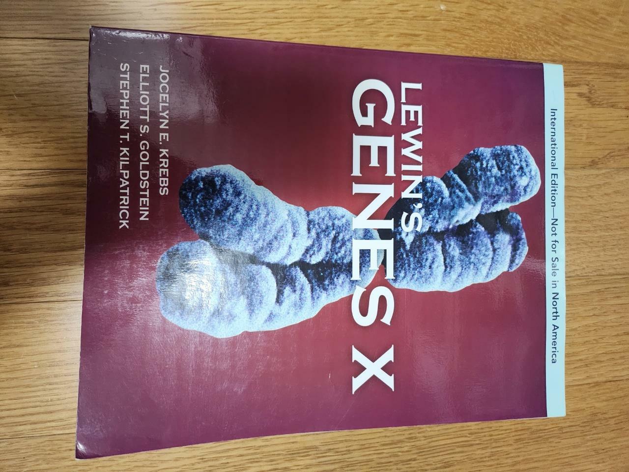 [중고] Lewin‘s GENES X (Paperback, 10th, International)