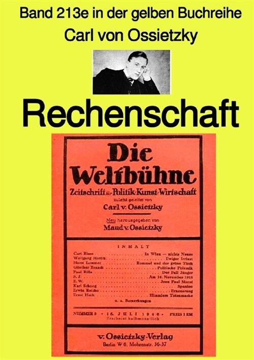 Rechenschaft  -  Band 213e in der gelben Buchreihe -  Farbe- bei Jurgen Ruszkowski (Paperback)