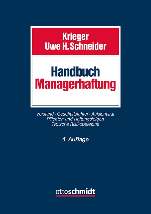 Handbuch Managerhaftung (Hardcover)