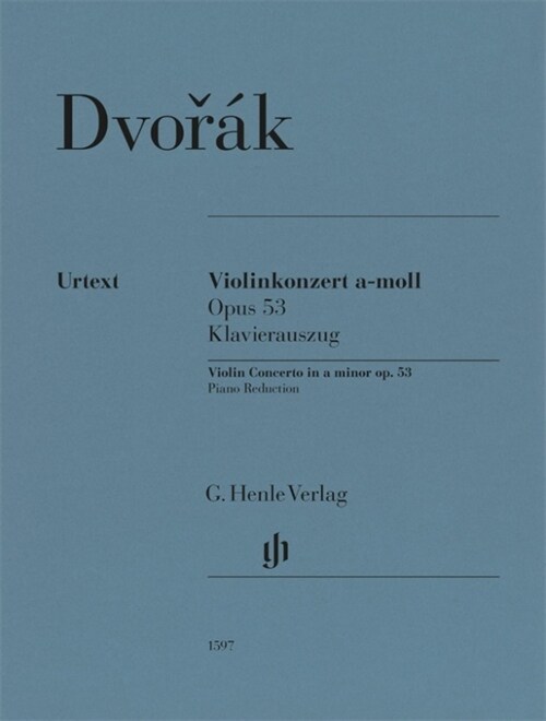 Dvorak, Antonin - Violinkonzert a-moll op. 53 (Sheet Music)