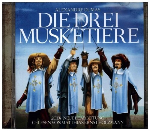 Die drei Musketiere, 2 Audio-CDs (CD-Audio)