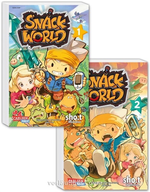 Snack World Komplettpack 1-2 (WW)