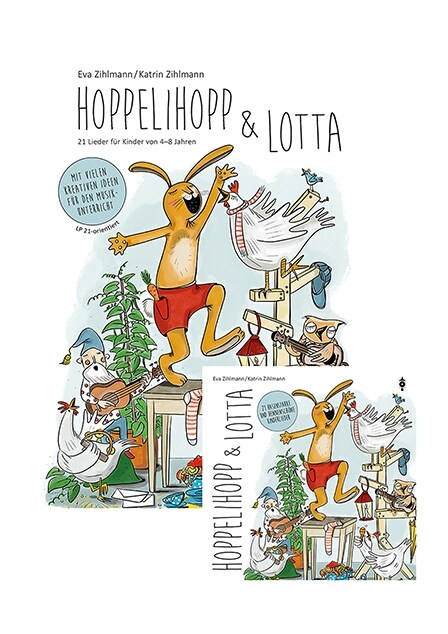 Hoppelihopp und Lotta (Set), m.  Buch, m.  Audio (WW)