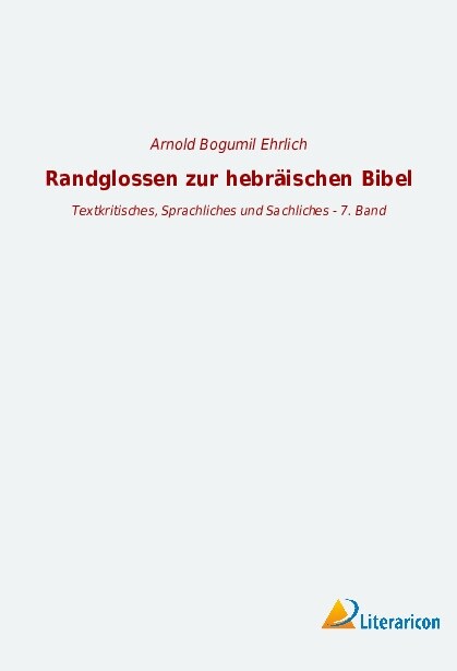 Randglossen zur hebraischen Bibel (Paperback)