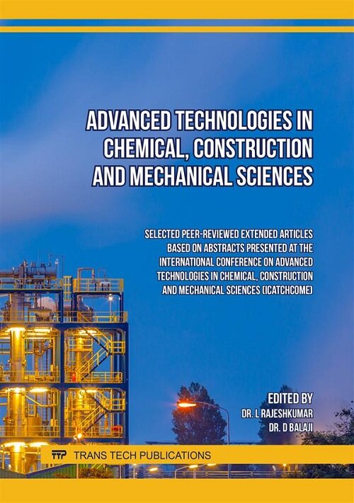 Advanced Technologies in Chemical, Construction and Mechanical Sciences (Paperback)