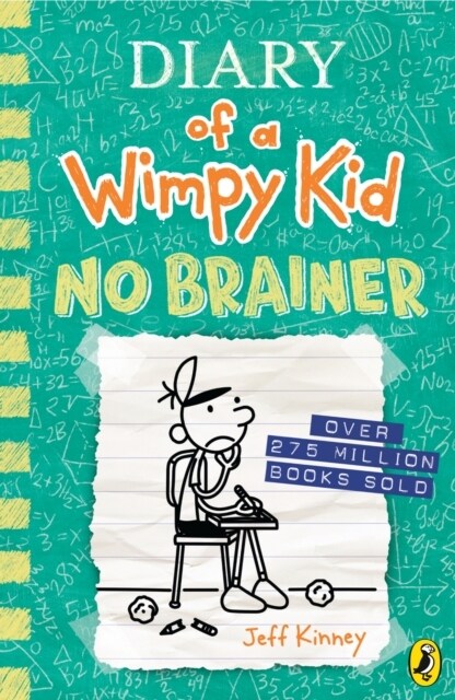 Diary of a Wimpy Kid: No Brainer (Book 18) (Hardcover)