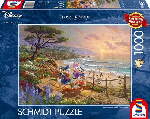 [중고] Disney, Donald & Daisy, A Duck Day Afternoon (Puzzle) (Game)