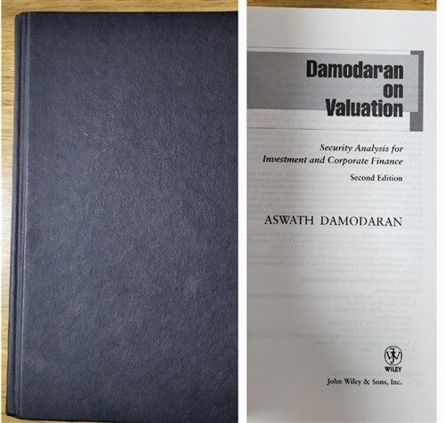 [중고] Damodaran on Valuation: Security Analysis for Investment and Corporate Finance (Hardcover, 2)