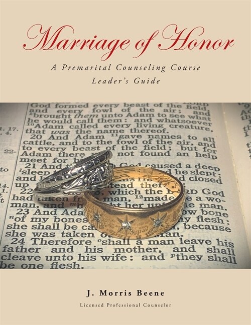 Marriage of Honor A Premarital Counseling Course Leaders Guide (Paperback)