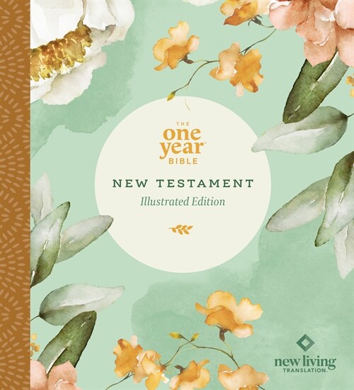 The One Year Bible New Testament: NLT (Softcover, Floral Paradise) (Paperback)