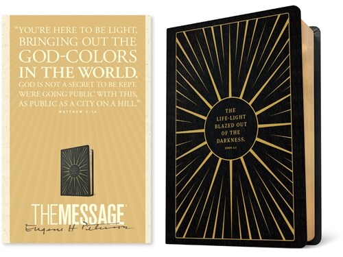 The Message Anniversary Edition (Leather-Look, Life-Light Black) (Imitation Leather)