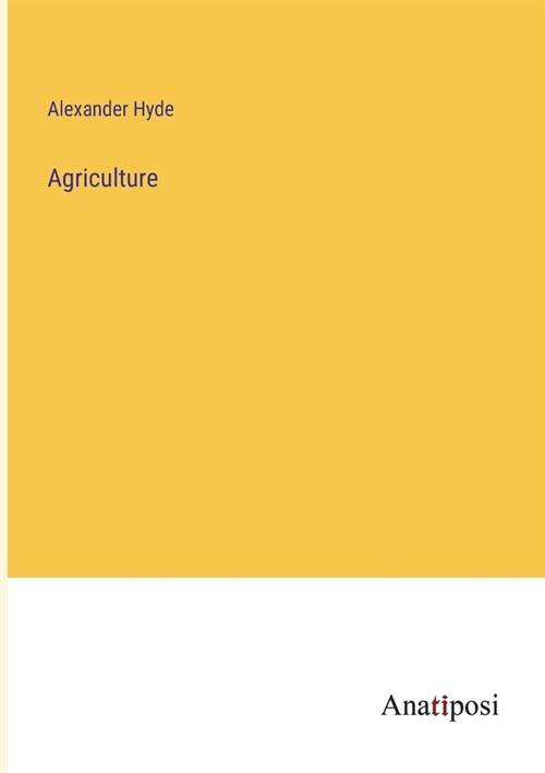 Agriculture (Paperback)