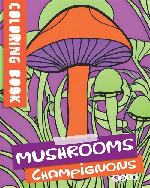 Easy Flow Coloring Book, Mushrooms (Paperback)