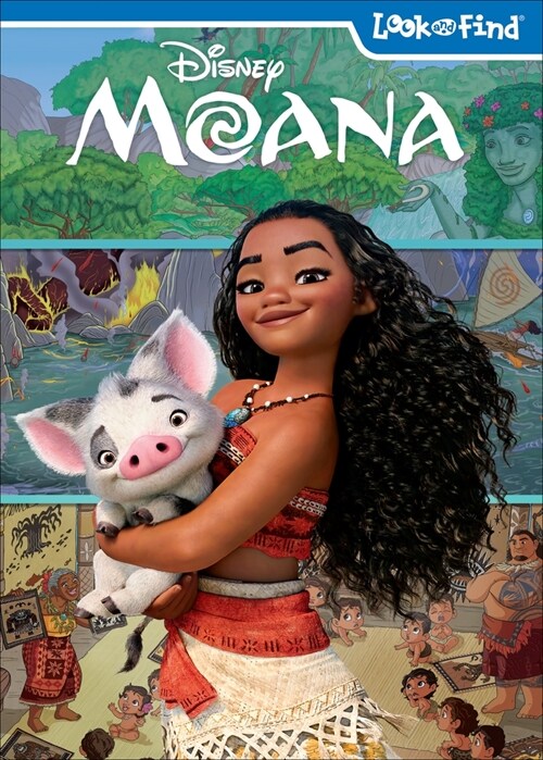 Disney Moana: Look and Find (Library Binding)