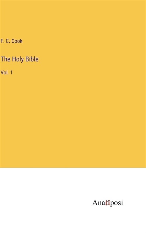 The Holy Bible: Vol. 1 (Hardcover)