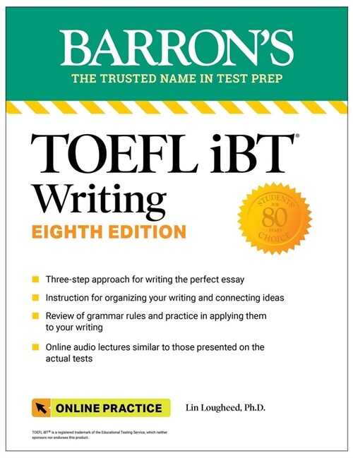 TOEFL IBT Writing with Online Audio, Eighth Edition (Paperback, 8)