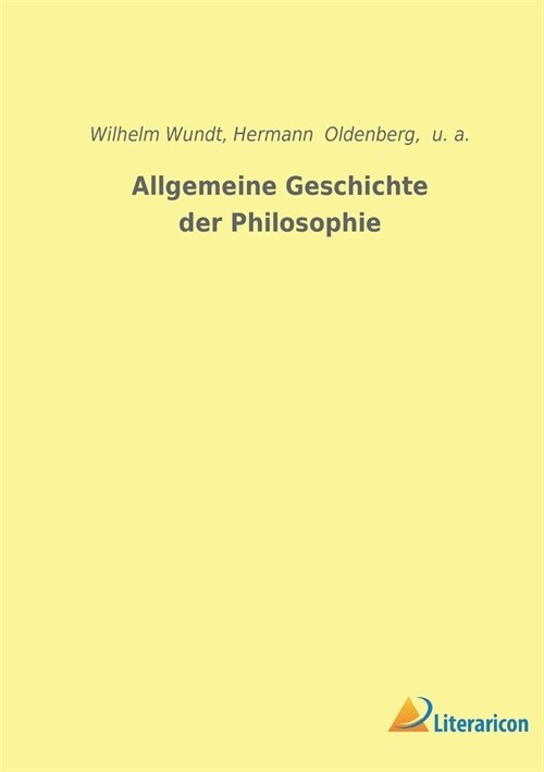 Allgemeine Geschichte der Philosophie (Paperback)