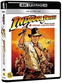 [4K 블루레이] 인디아나 존스 4-Film 콜렉션 (4disc: 4K UHD Only)