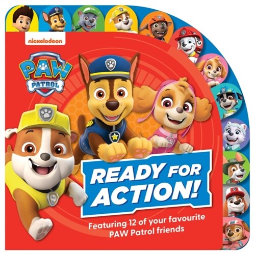 PAW Patrol Ready for Action! Tabbed Board Book (Board Book)