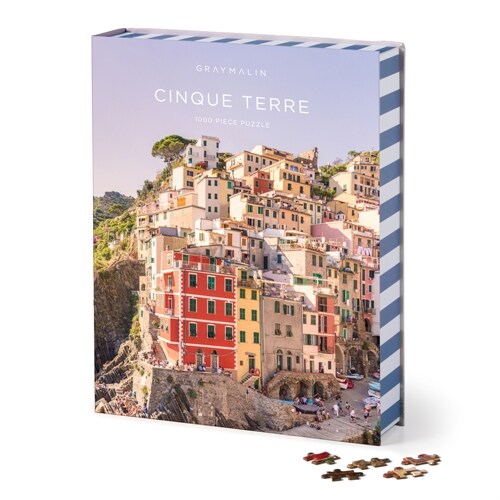 Gray Malin Cinque Terre 1000 Piece Book Puzzle (Jigsaw)