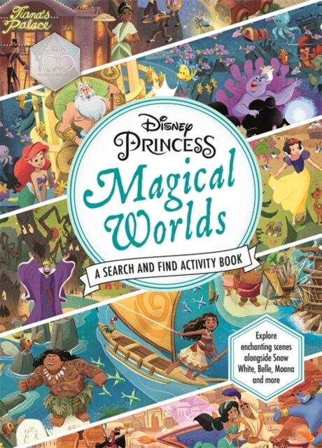 Disney Princess: Magical Worlds Search and Find Activity Book (Paperback)