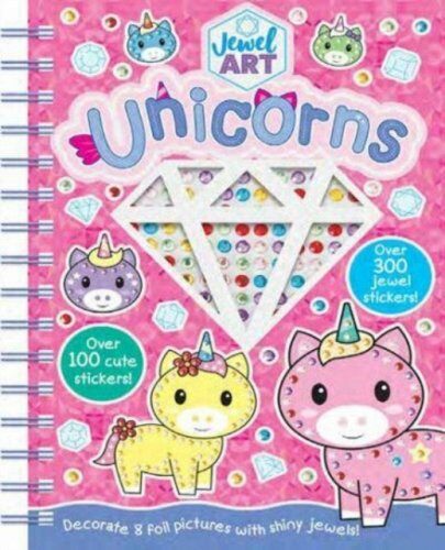 Jewel Art Unicorns (Hardcover)