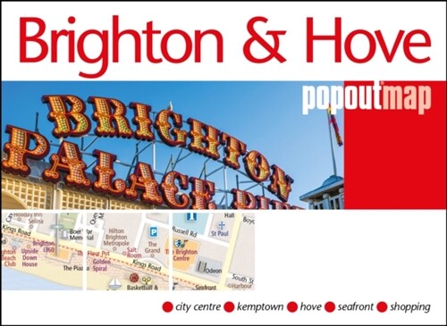 Brighton and Hove PopOut Map (Sheet Map, folded)