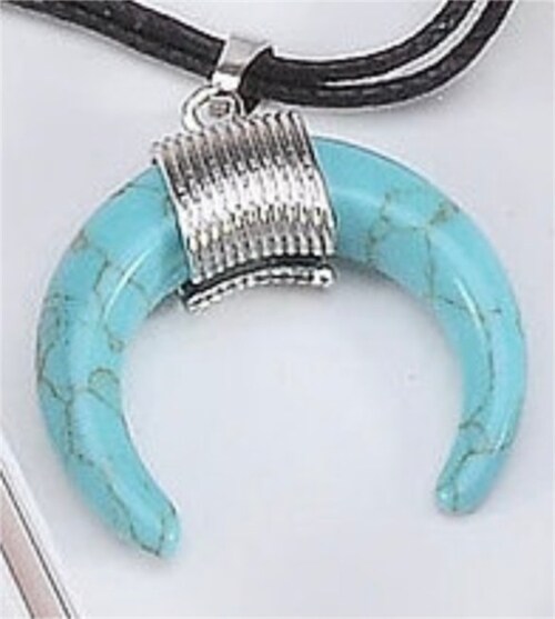 Amulet Pendant - Teal Magnesite (Other)