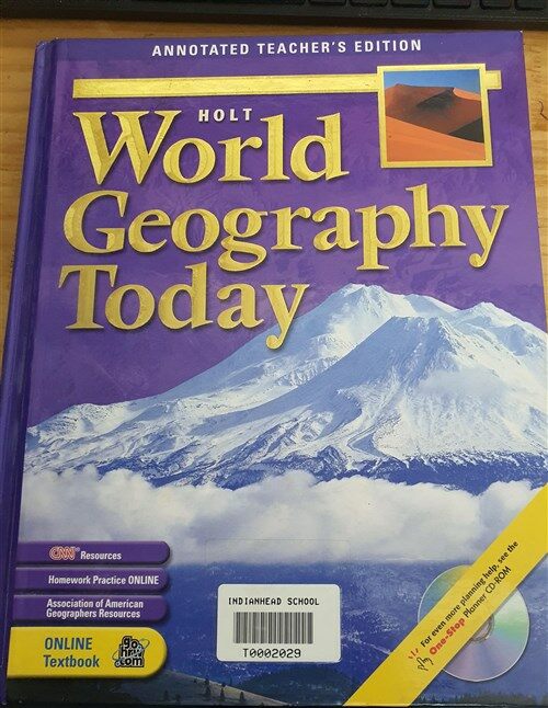 [중고] World Geography Today: Student Edition 2005 (Hardcover, Student)