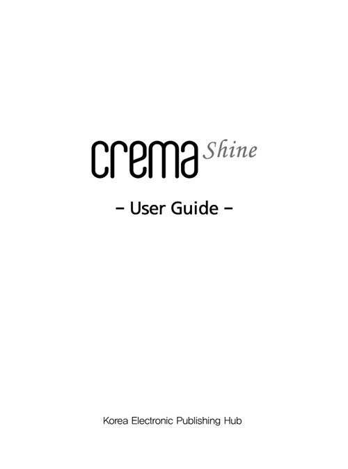 CREMA Shine User Guide