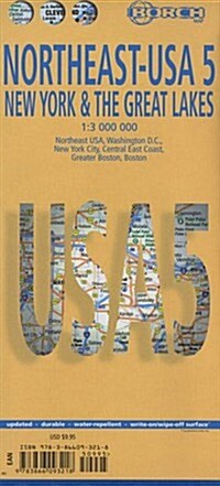 USA 5 NE, NY and Great Lakes (Hardcover)