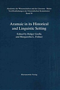 Aramaic in Its Historical and Linguistic Setting (Paperback)