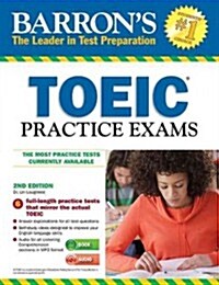 Barrons TOEIC Practice Exams [With MP3] (Paperback, 2)