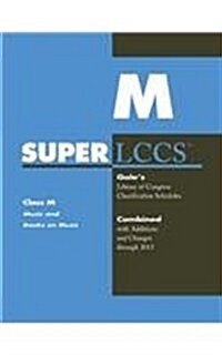 SUPERLCCS 13: Schedule M Music& Books on Music (Paperback)