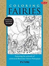 Coloring Fairies: Featuring the Artwork of Celebrated Illustrator Niroot Puttapipat (Paperback)