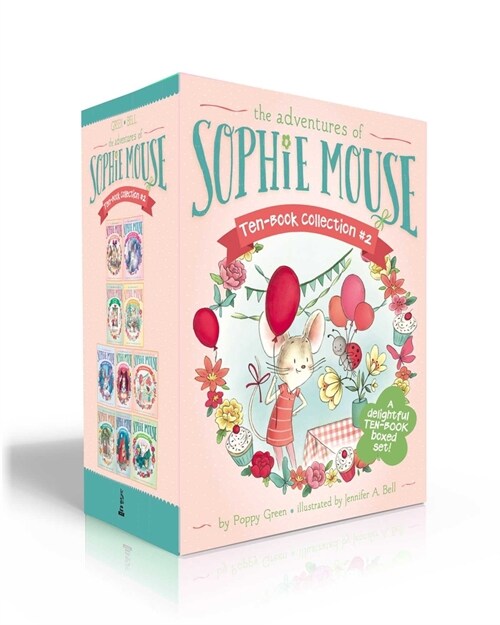 The Adventures of Sophie Mouse Ten-Book Collection #2 (Boxed Set): The Mouse House; Journey to the Crystal Cave; Silverlake Art Show; The Great Bake O (Paperback, Boxed Set)