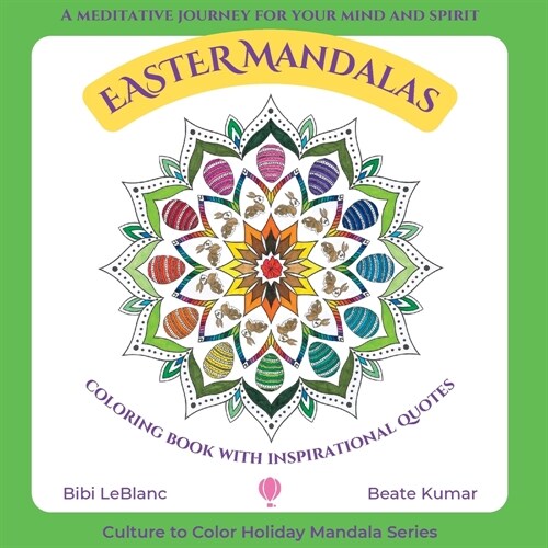 Easter Mandalas - Coloring Book with Inspirational Quotes (Paperback)