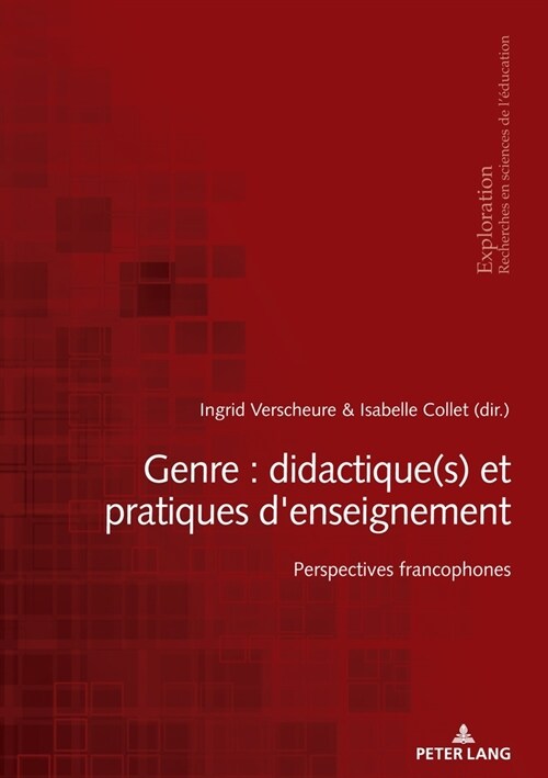 Genre: Didactique(s) Et Pratiques dEnseignement: Perspectives Francophones (Paperback)