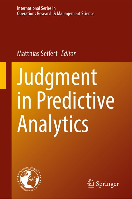 Judgment in Predictive Analytics (Hardcover, 2023)