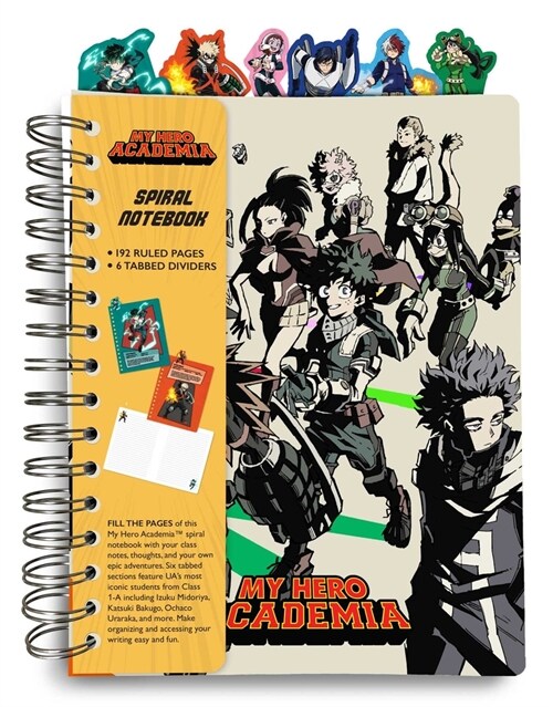 My Hero Academia: Class 1-A Spiral Notebook (Paperback)