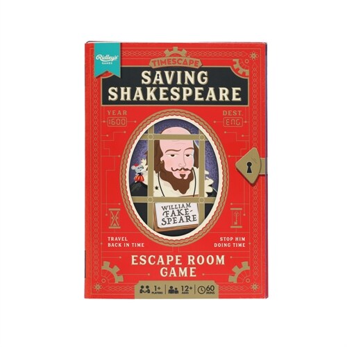 Timescape: Saving Shakespeare: An Escape Room Game (Board Games)
