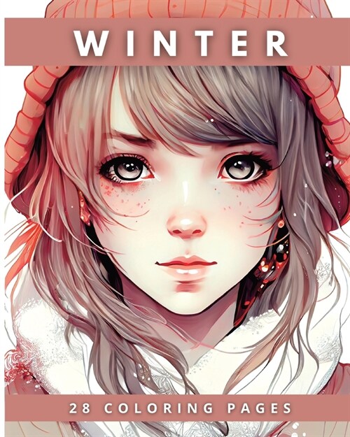 WINTER (Coloring Book): 28 Coloring Pages (Paperback)
