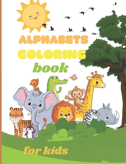 Alphabets coloring for kids (Paperback)